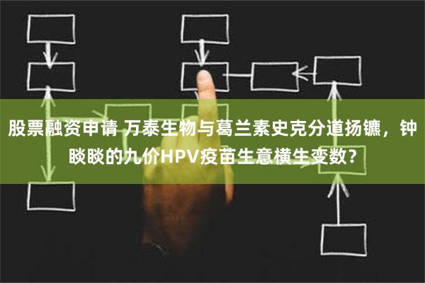 股票融资申请 万泰生物与葛兰素史克分道扬镳，钟睒睒的九价HPV疫苗生意横生变数？