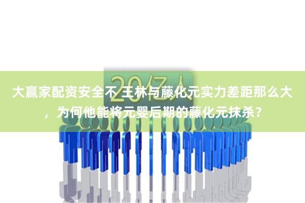 大赢家配资安全不 王林与藤化元实力差距那么大，为何他能将元婴后期的藤化元抹杀？