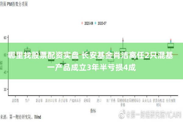 哪里找股票配资实盘 长安基金肖洁离任2只混基 一产品成立3年半亏损4成